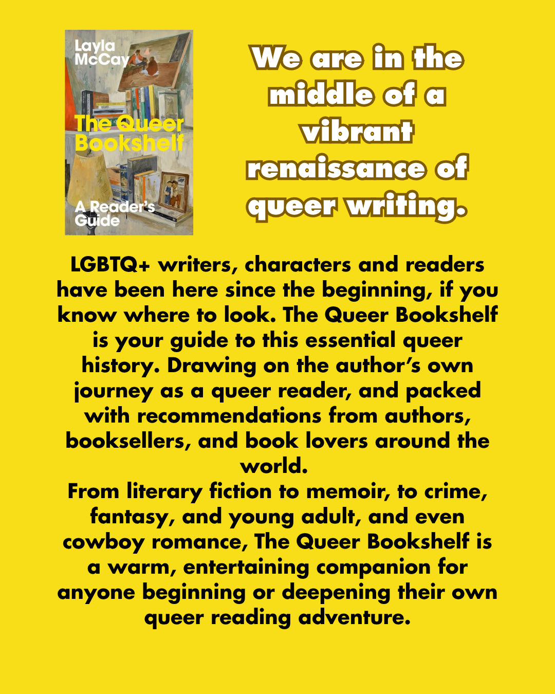 EVENT: Cosy Book Launch for The Queer Bookshelf
